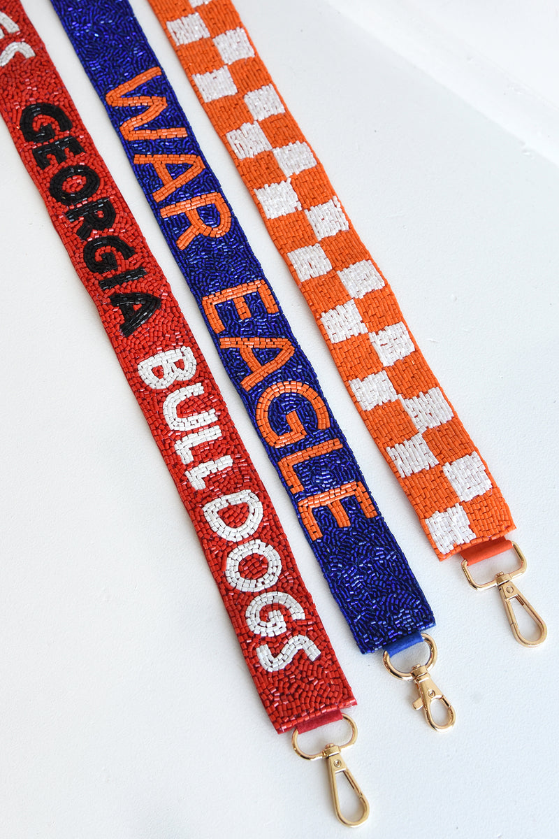 Beaded Purse Strap-Red Stripe – Red Wagon Boutique