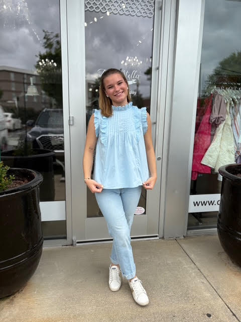 Baby Blue top