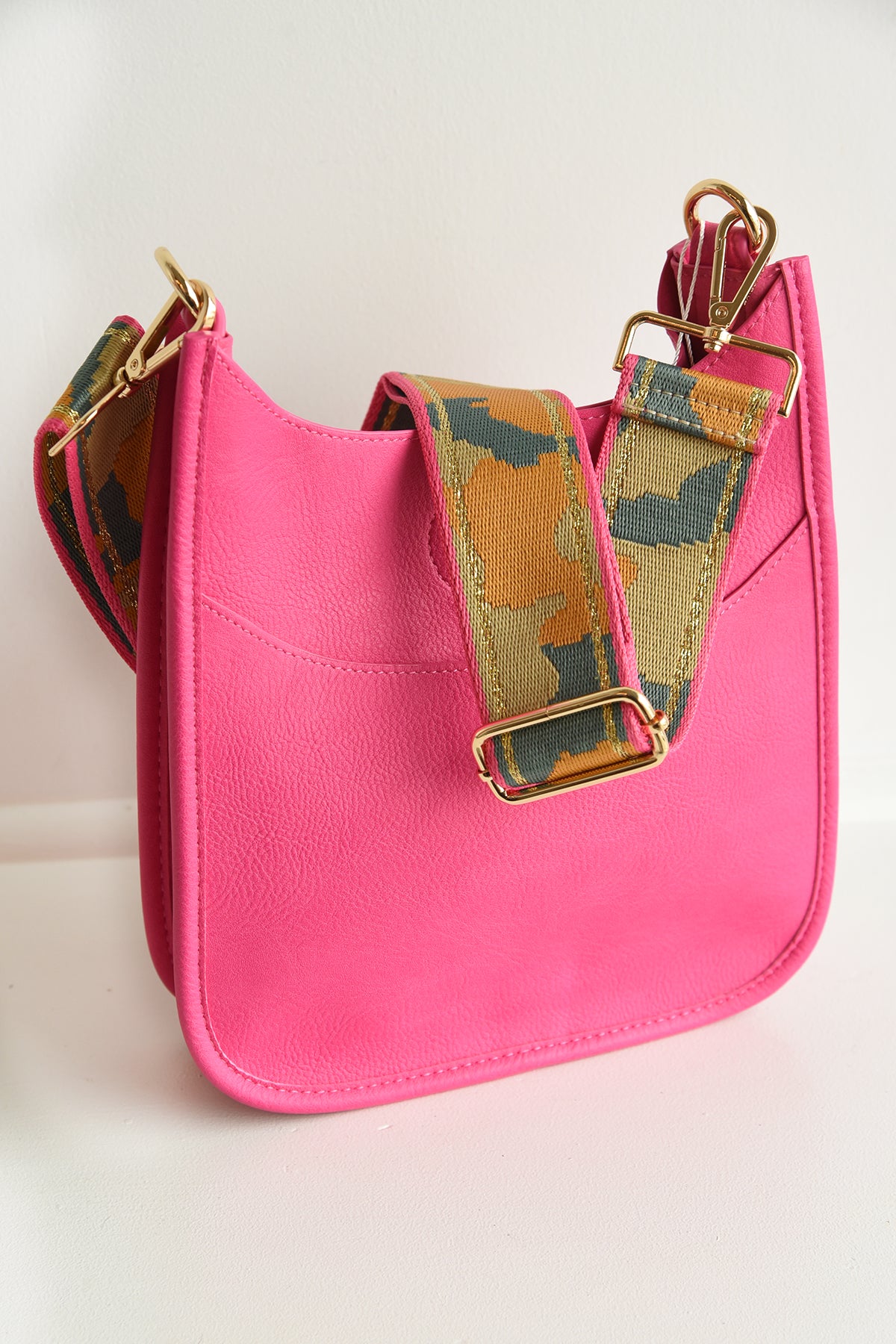 AHDORNED PINK MINI MESSENGER