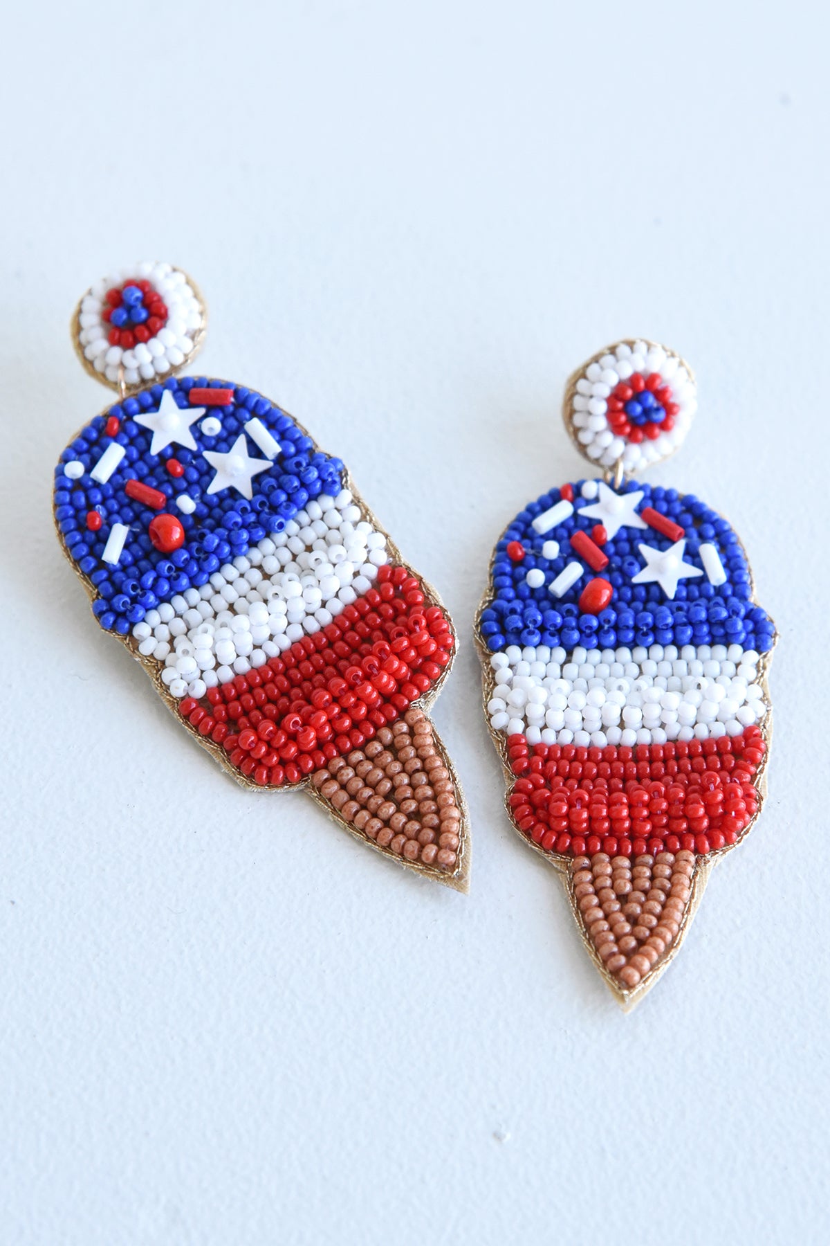 PATRIOTIC ICECREAM EARRINGS