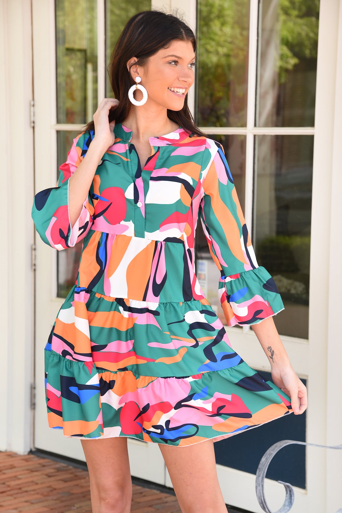 SAY I’M YOURS DRESS -GREEN