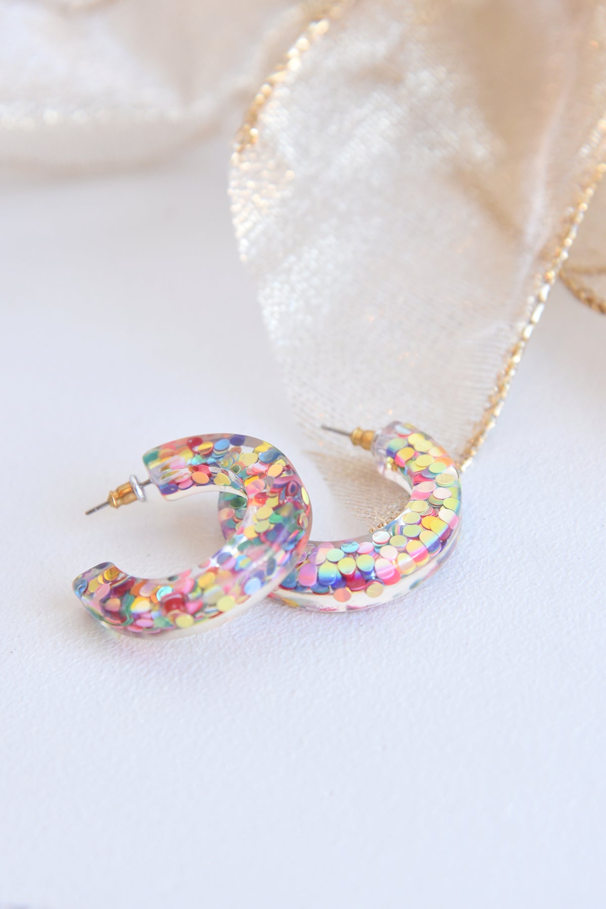 GLITTER HOOPS