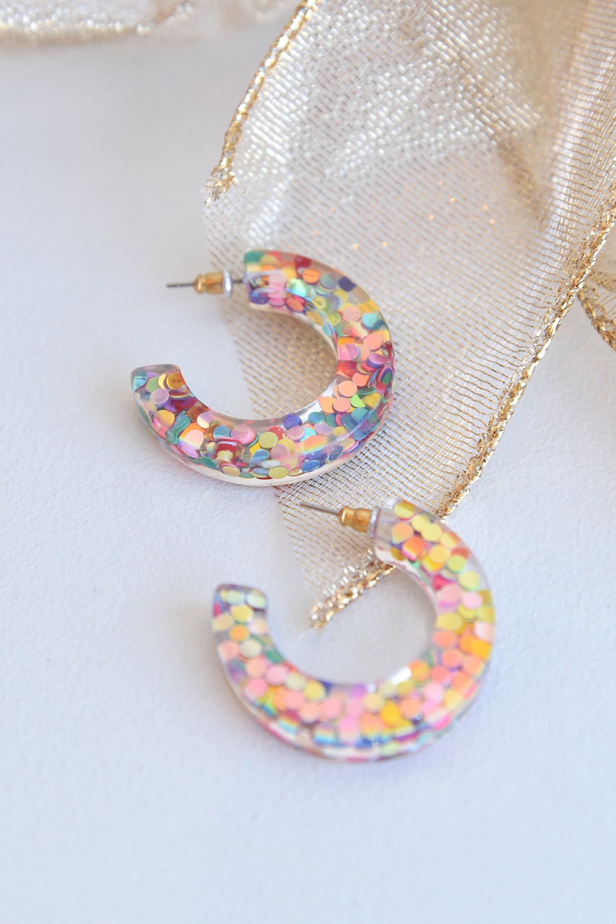 GLITTER HOOPS