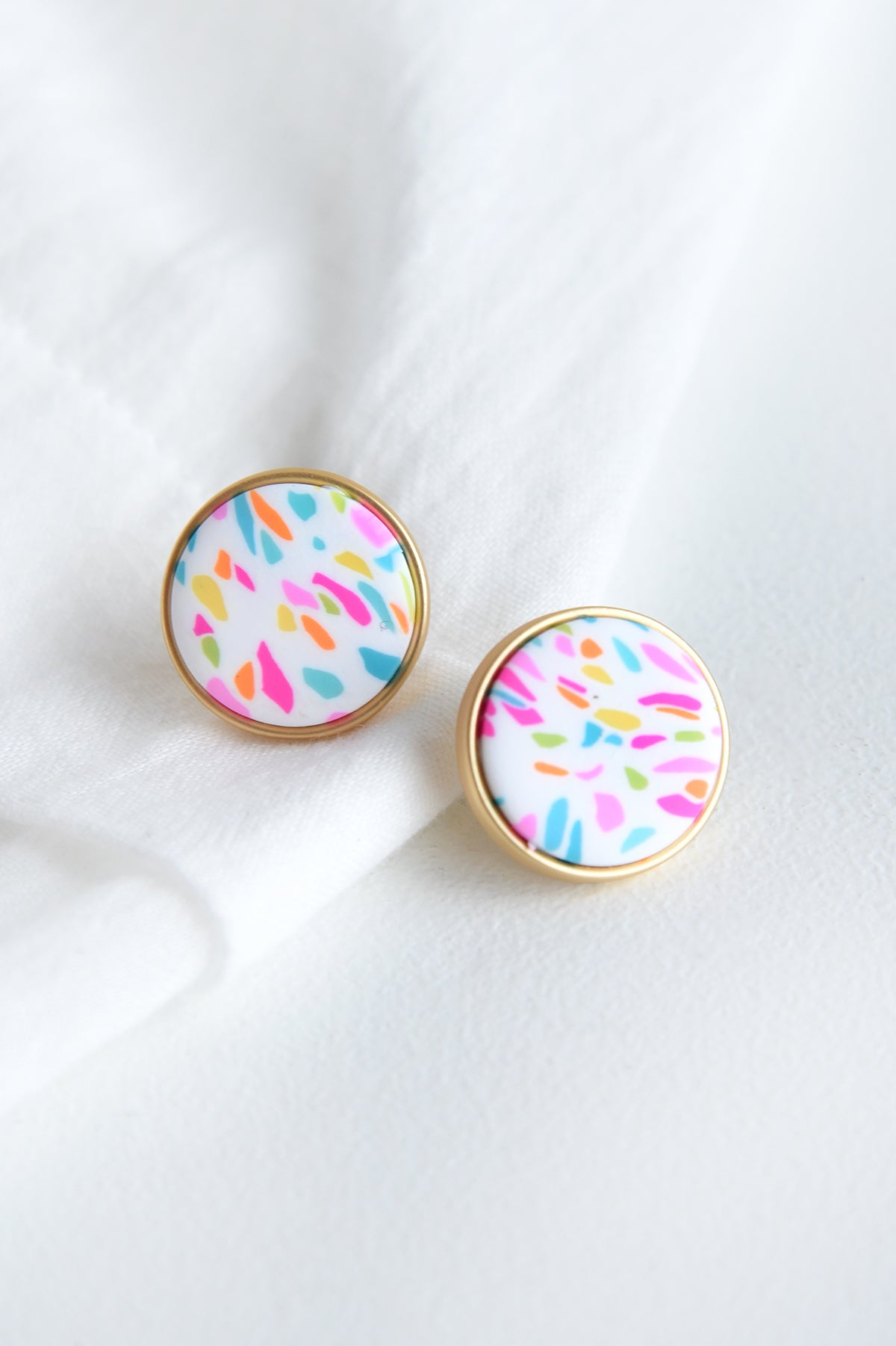 MAVERY STUD EARRINGS -MULTI
