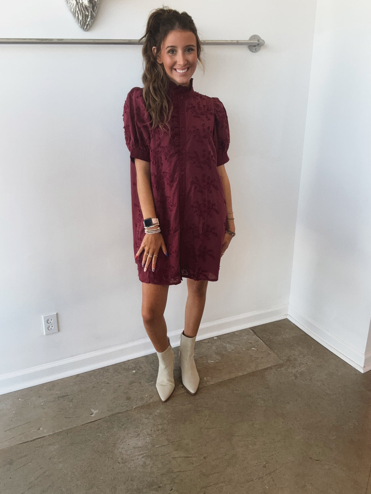 CRIMSON GAME DAY DRESS