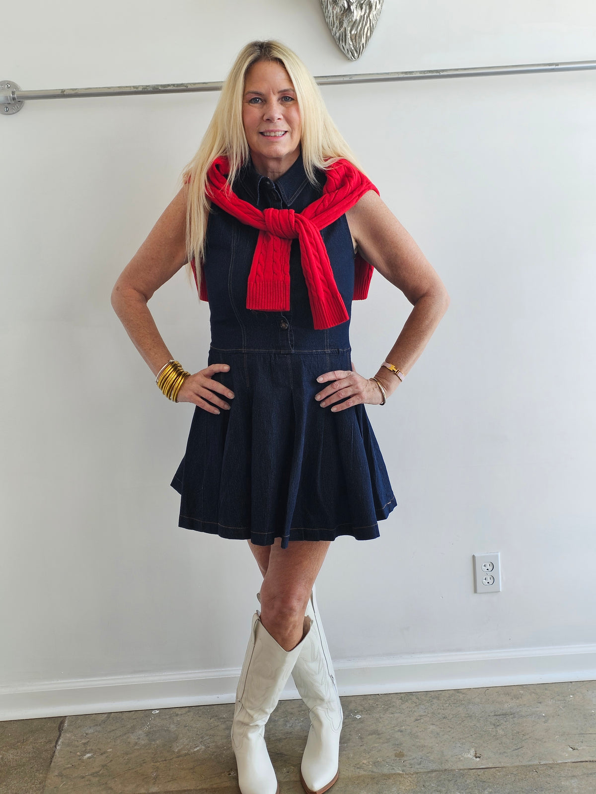 PIPER DENIM DRESS