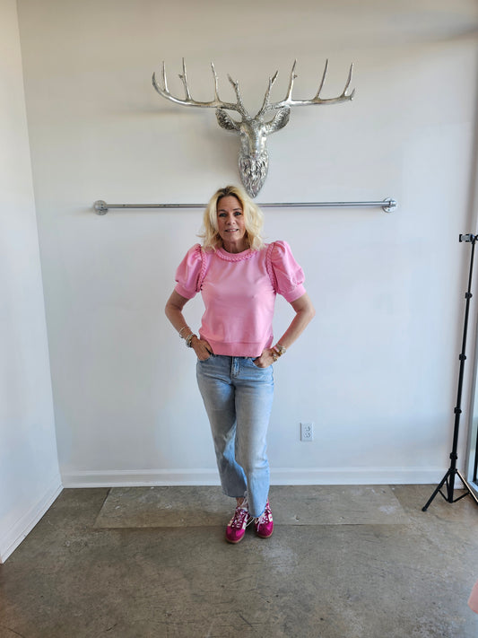 The Ivy pink top