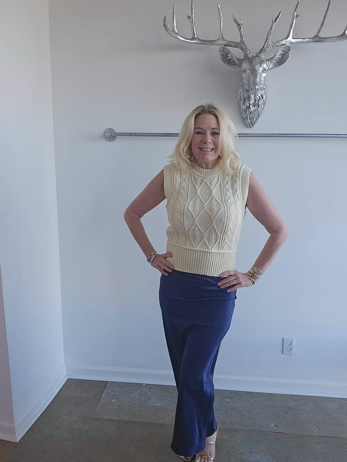 Mary Cream Sweater