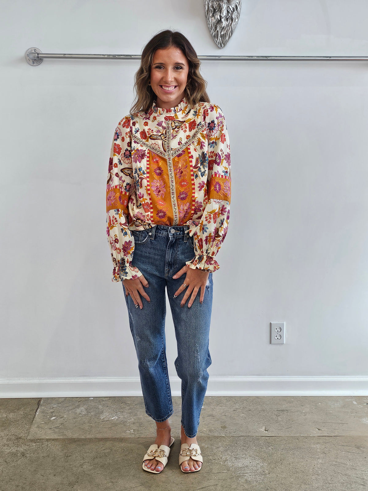 FALL INTO FALL BLOUSE