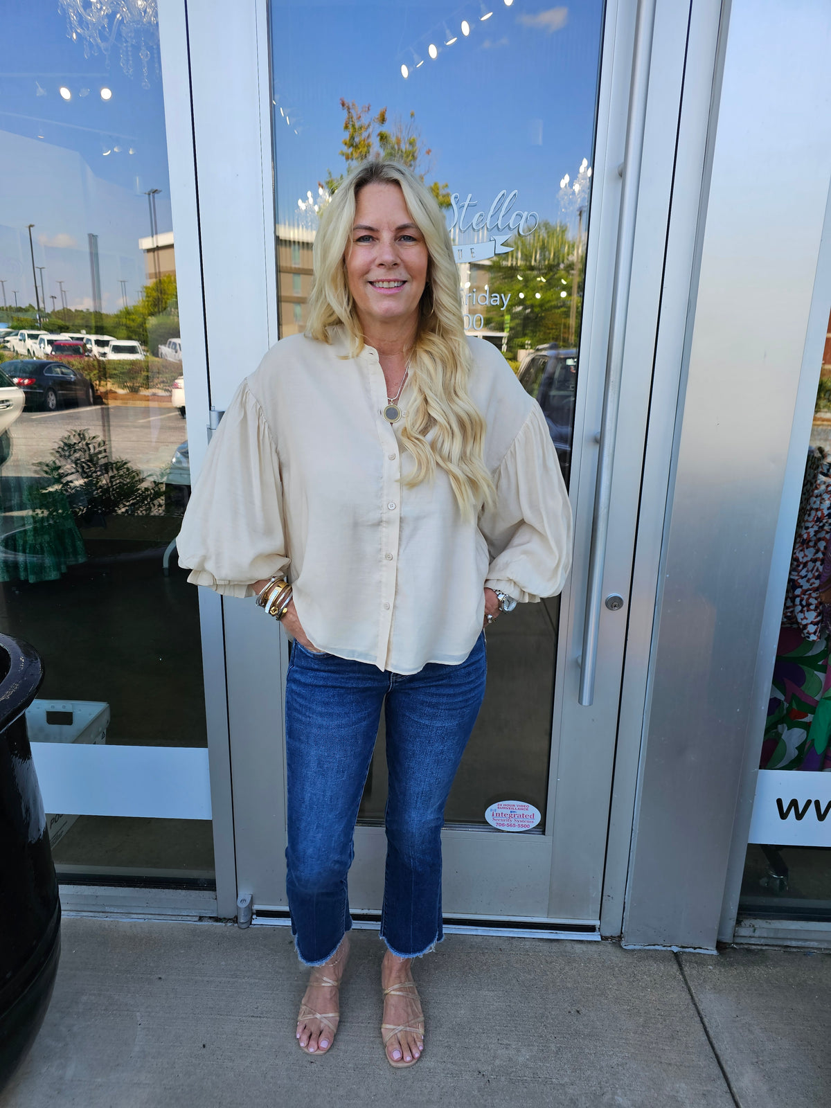 CHAMPAGNE AFTER NIGHT BLOUSE