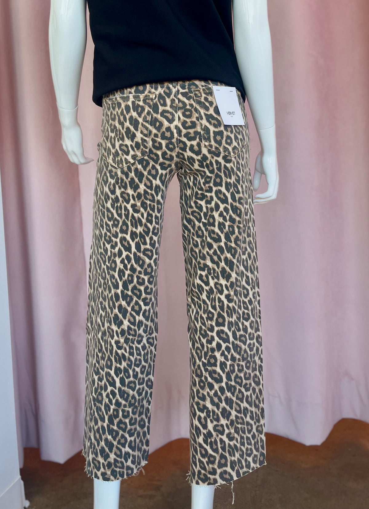 CHEETAH PRINT JEANS