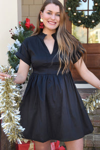 THML STEAL THE SHOW DRESS -BLACK