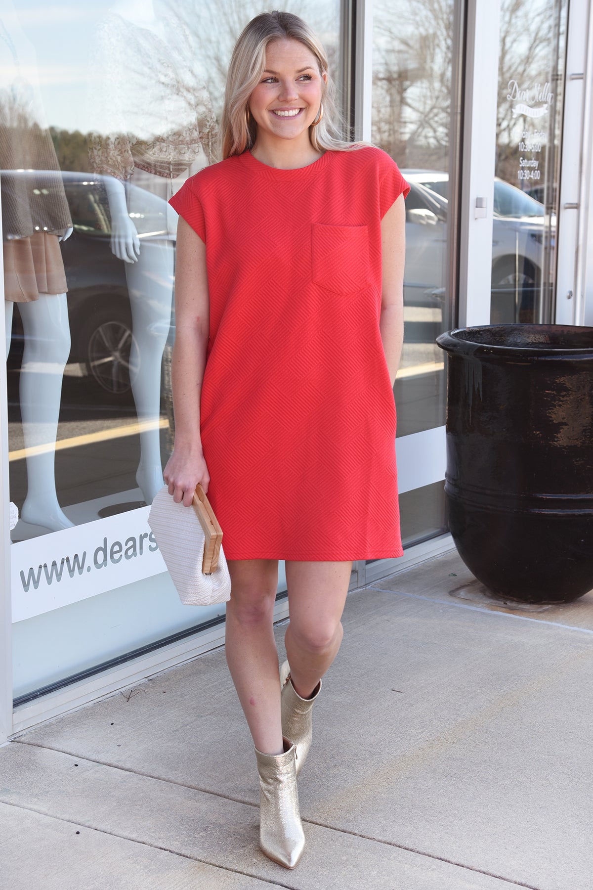 MEANINGFUL ROMANCE DRESS -RED – Dear Stella Boutique