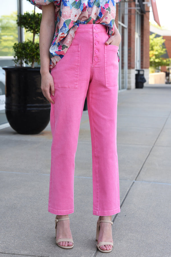 PRETTY IN PINK PANTS