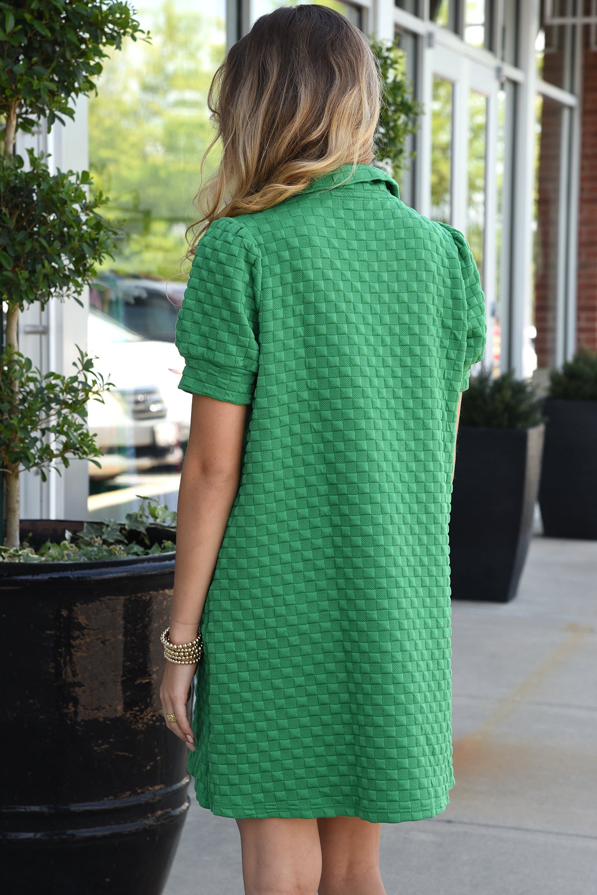 MELDOY DRESS -GREEN