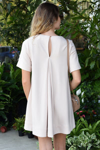 OUT N ABOUT DRESS- CREAM