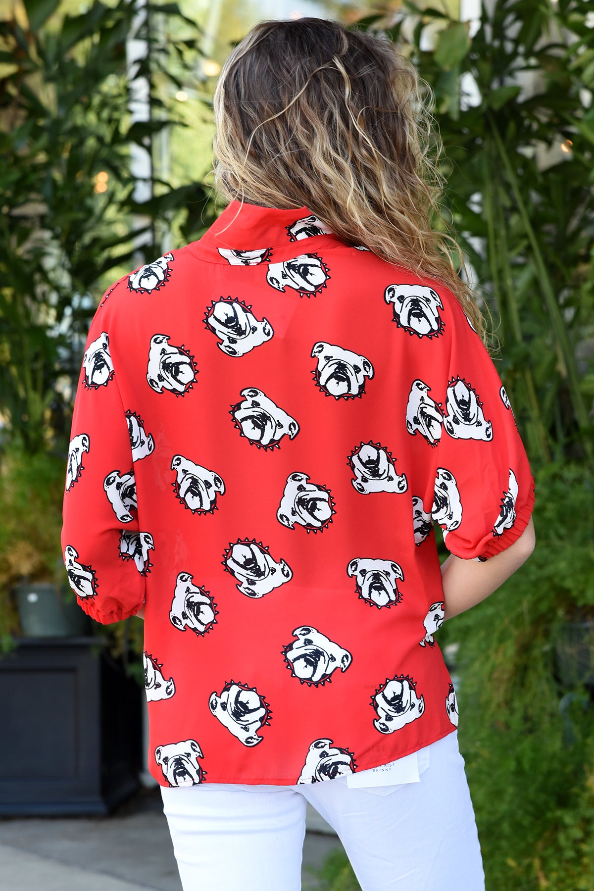 SLOAN TOP -BULLDOG RED