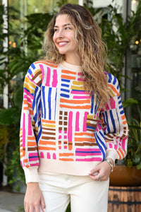 THML ABSTRACT ABBY SWEATER