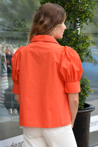 THML KEEP IT CUTE TOP- ORANGE