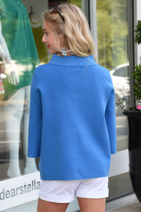 STAND OUT SWEATER -FRENCH BLUE