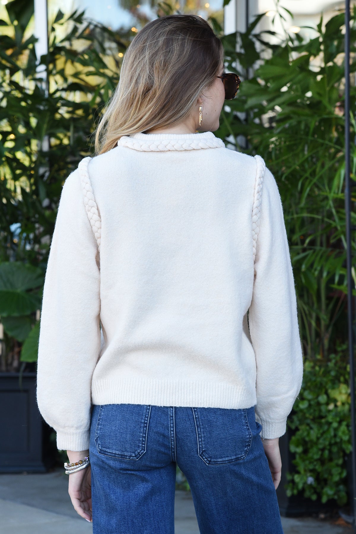 LOVE LETTER SWEATER- CREAM