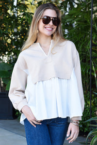 SAVANNAH EMBROIDERED TOP