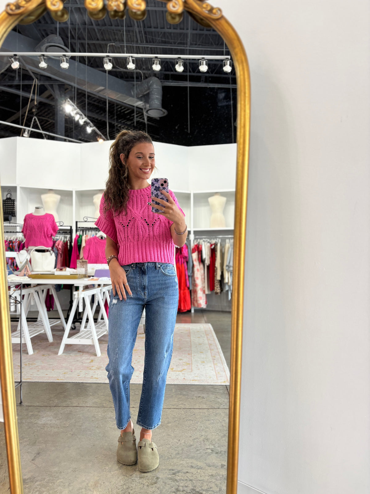 SOFT HOT PINK SWEATER