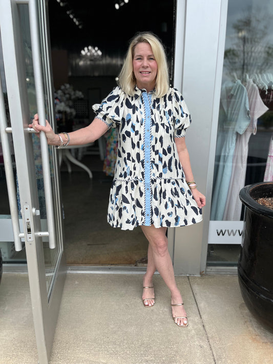 Navy Merrit Dress