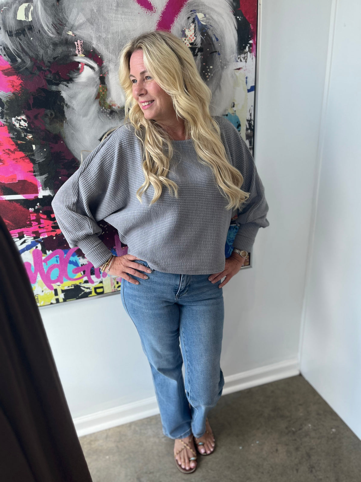 Heather Grey Sweater