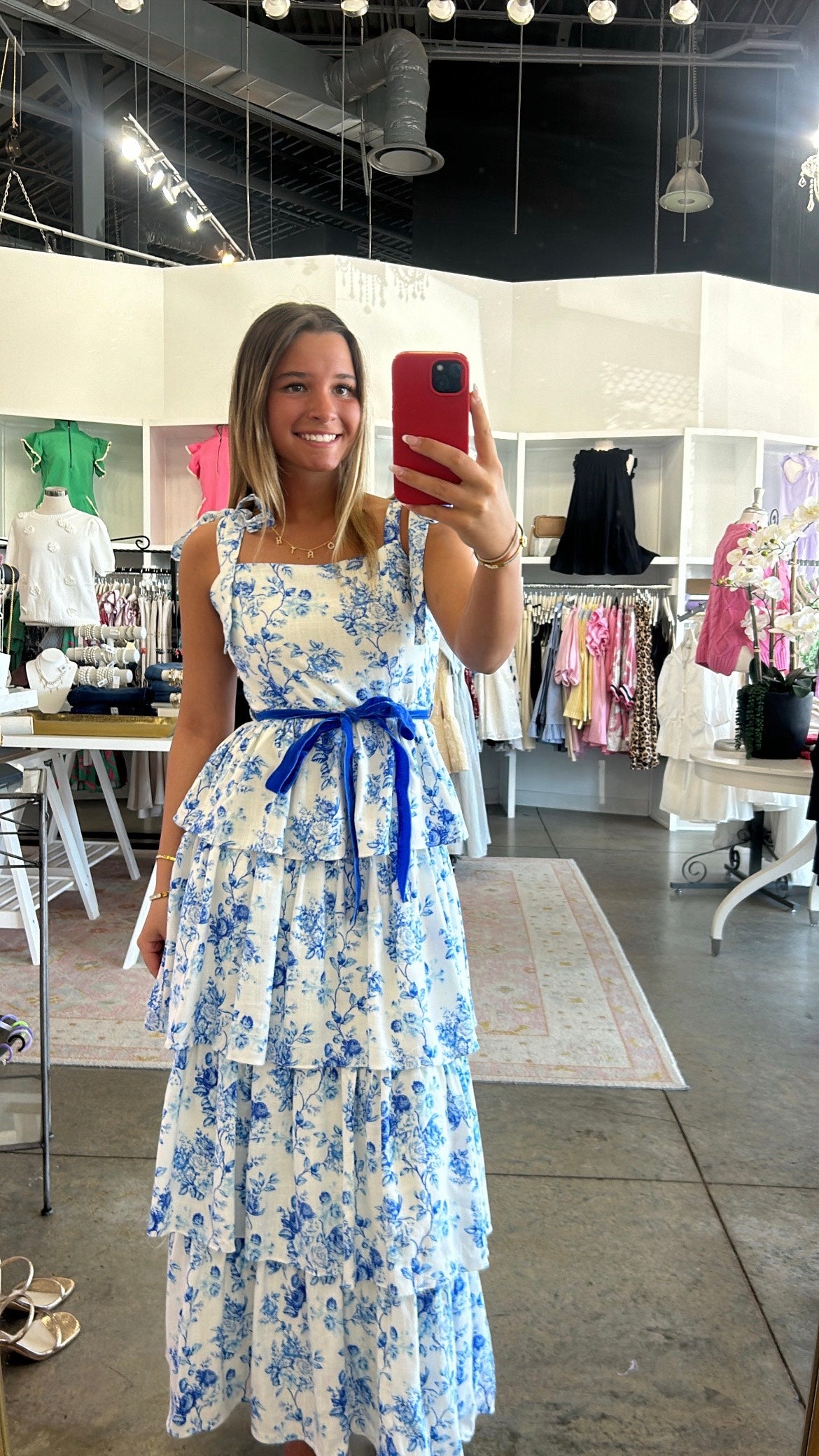 Bridgerton Blue Dress