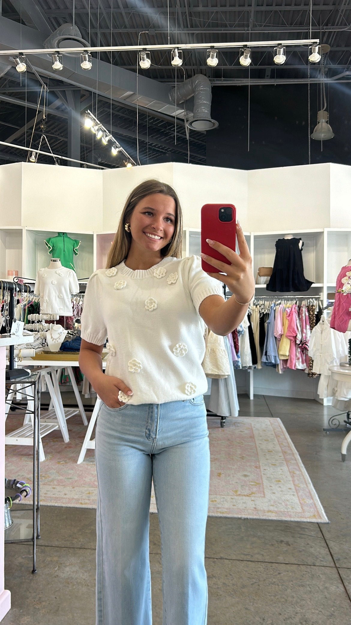 Heidi Flower Sweater