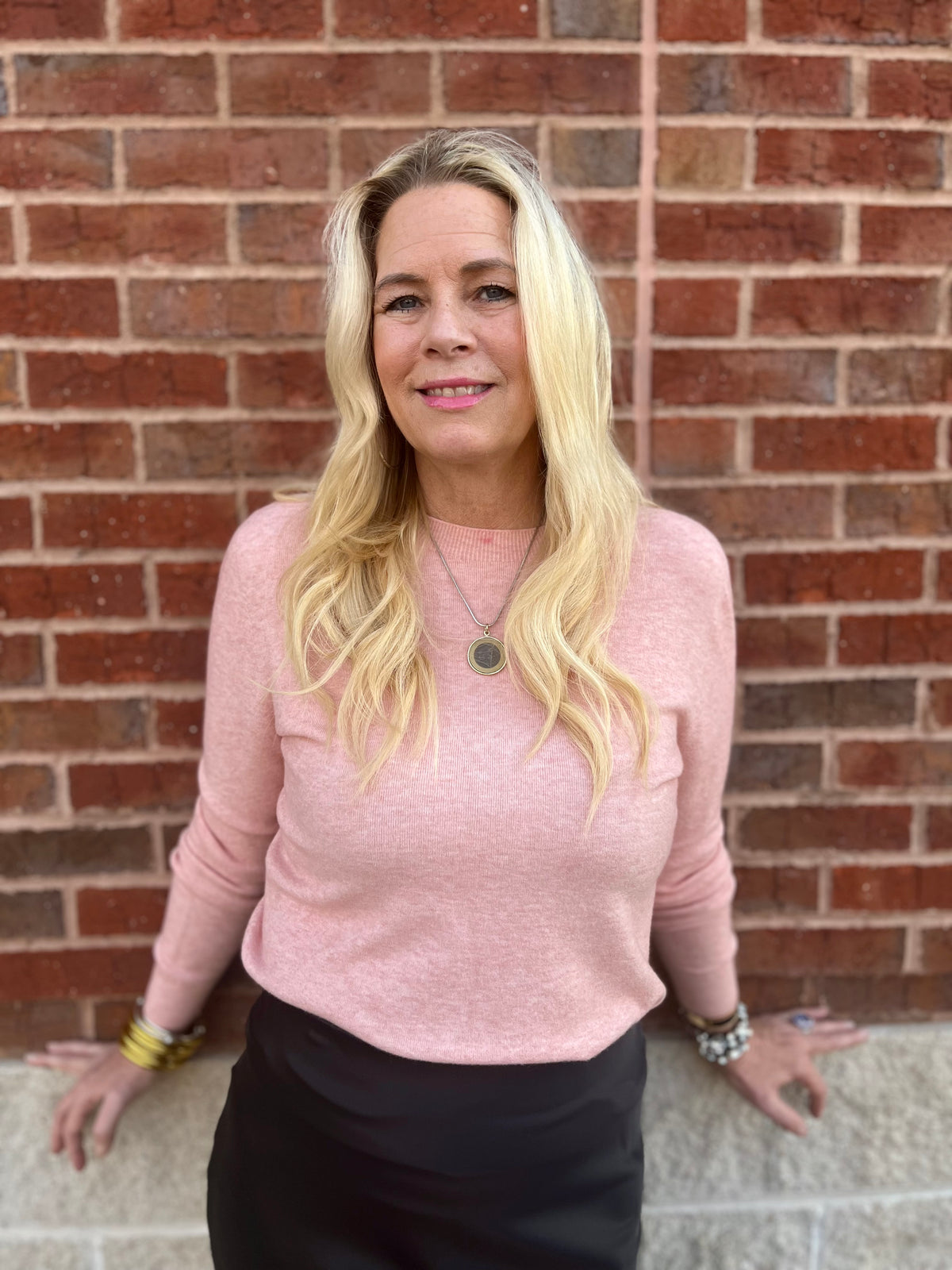 THE JANET SWEATER PINK