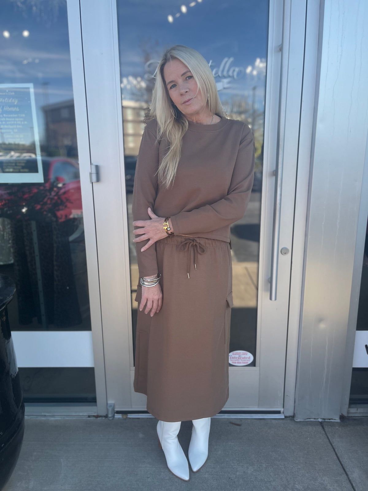 CASHMERE BROWN SKIRT