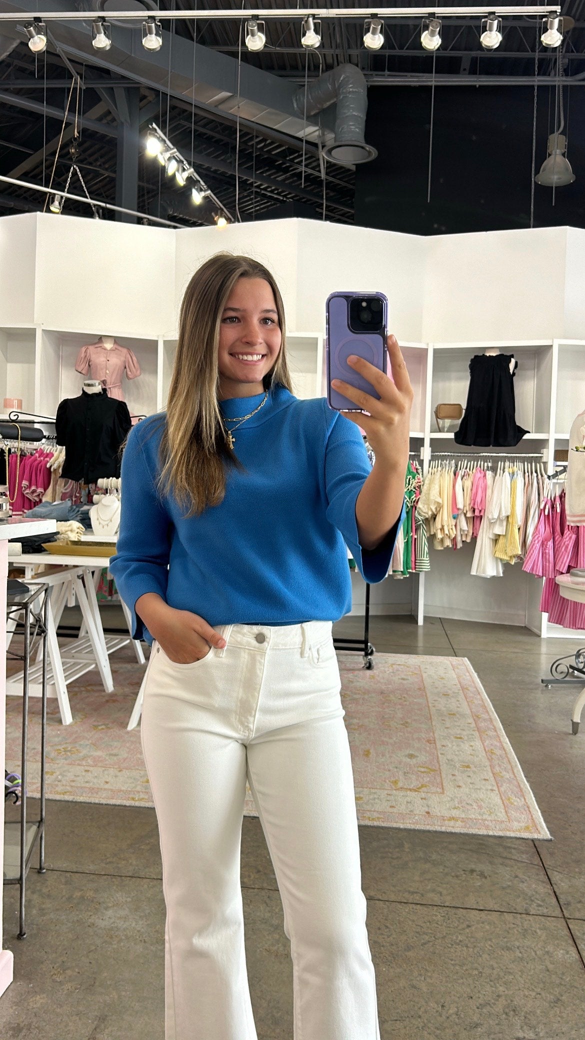 Estella Top-Royal Blue