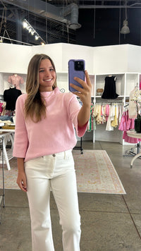 Estella Top-Baby Pink