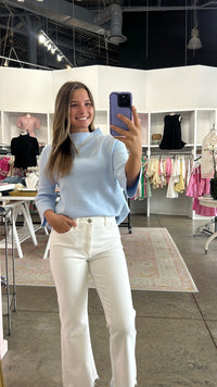 Estella Top-Baby Blue
