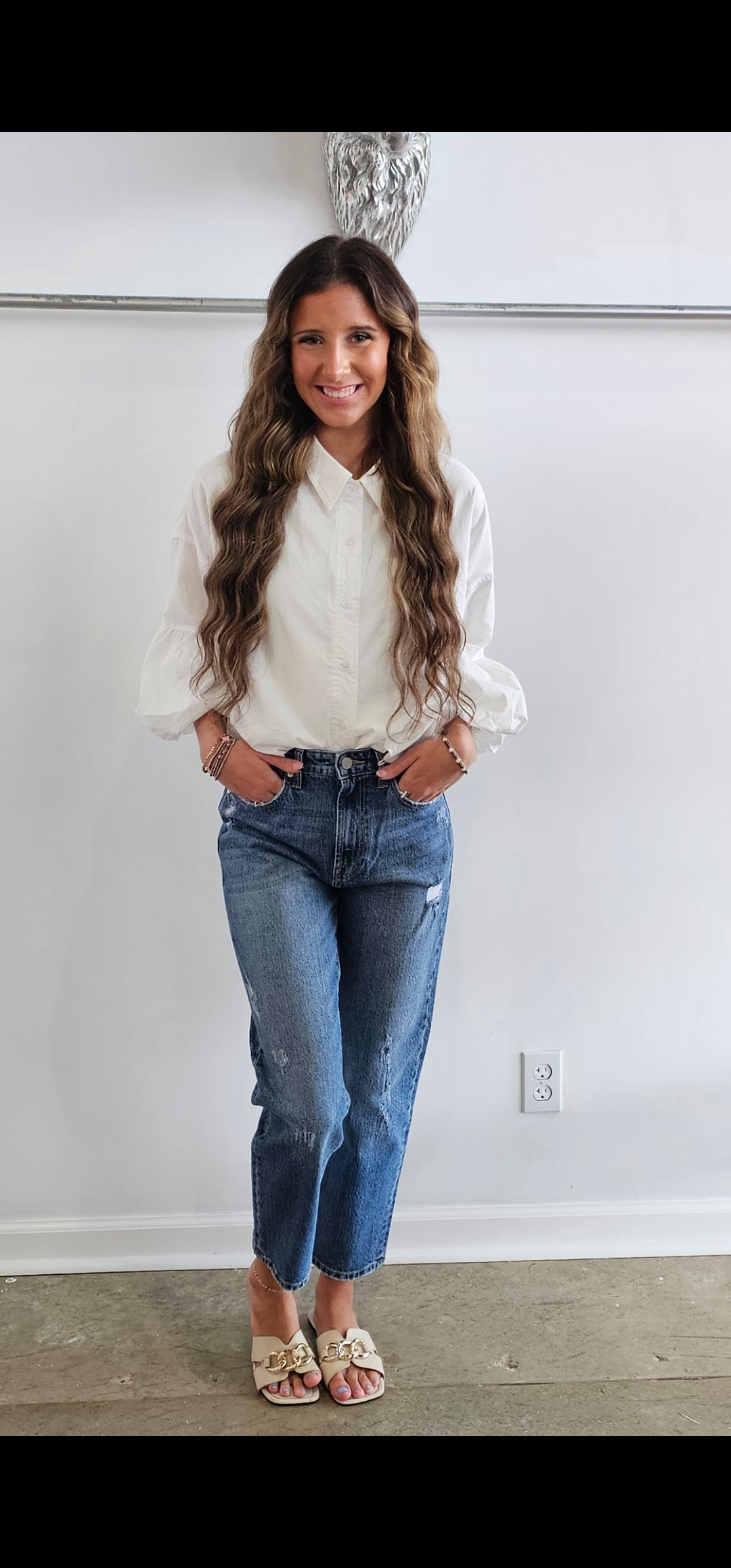 GRACIE WHITE-TOP