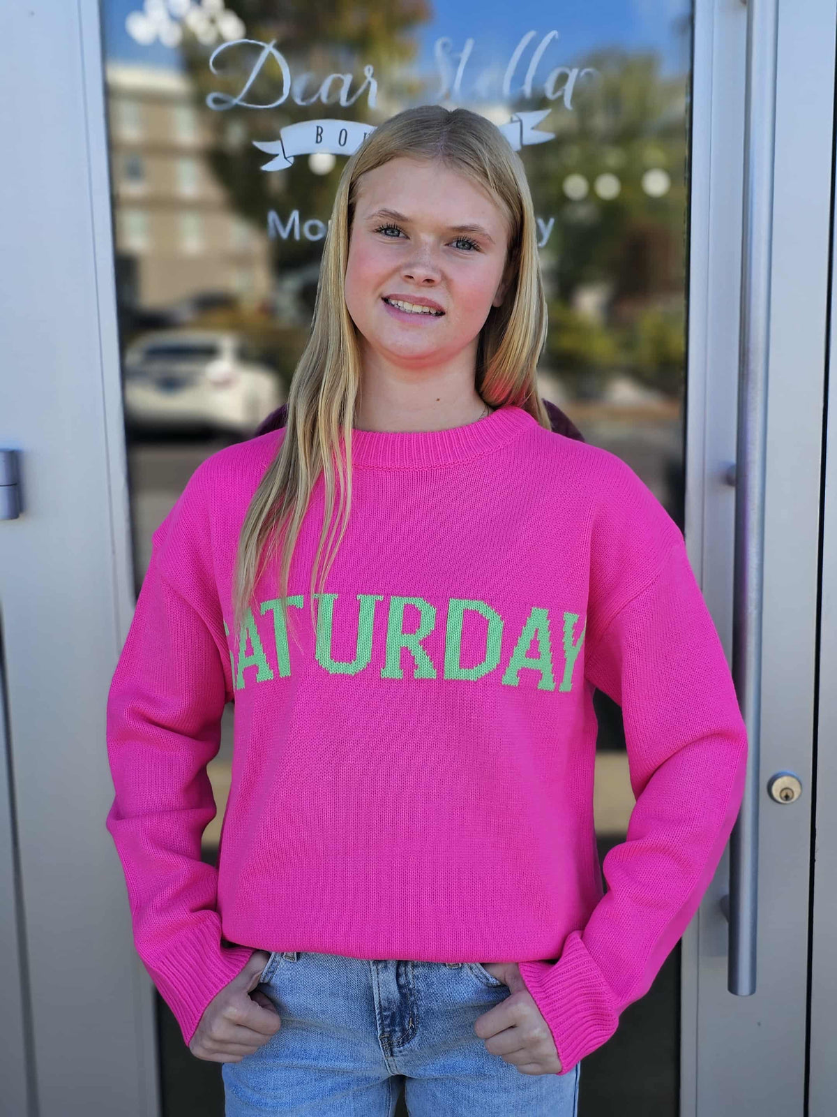 NEON SATURDAY SWEATER