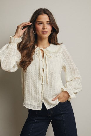 CREAM DELIGHT BLOUSE