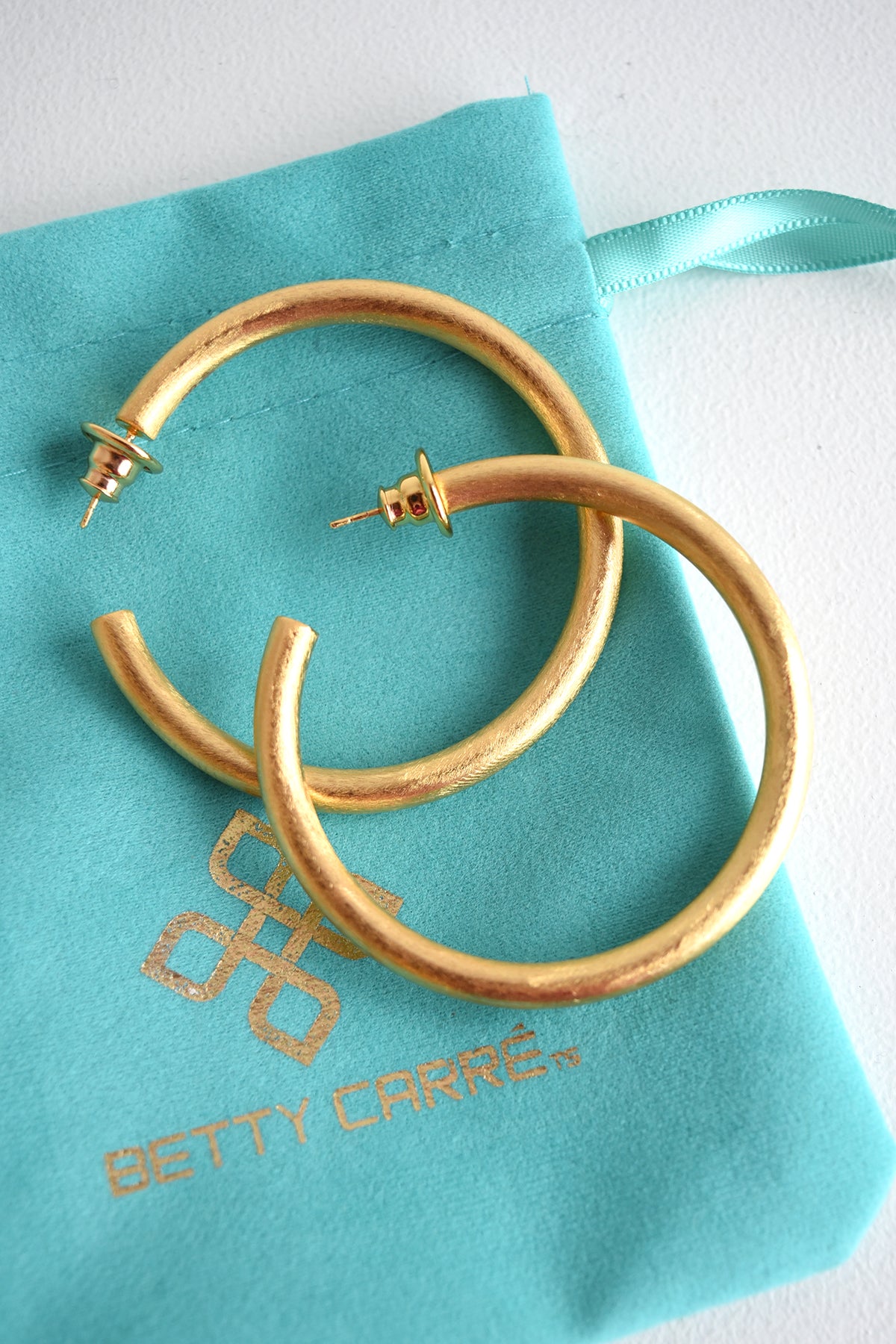 BETTY CARRE 2” GOLD HOOPS