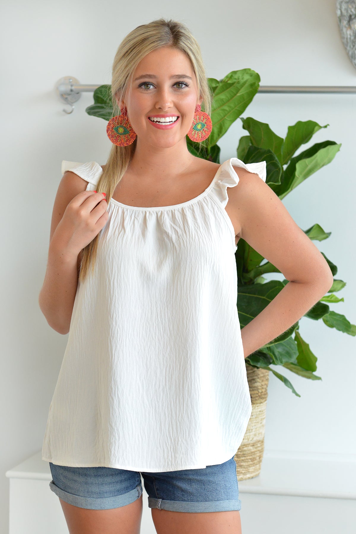 SASSY AND SWEET TOP - WHITE