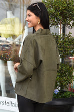 THML SMOOTH AS SUEDE JACKET- OLIVE