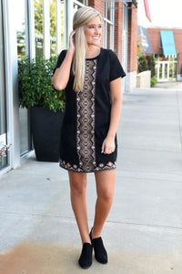 YOU ARE MY HEART SUEDE DRESS - Dear Stella Boutique