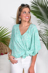 WE'RE MINT TO BE TOGETHER TOP - Dear Stella Boutique