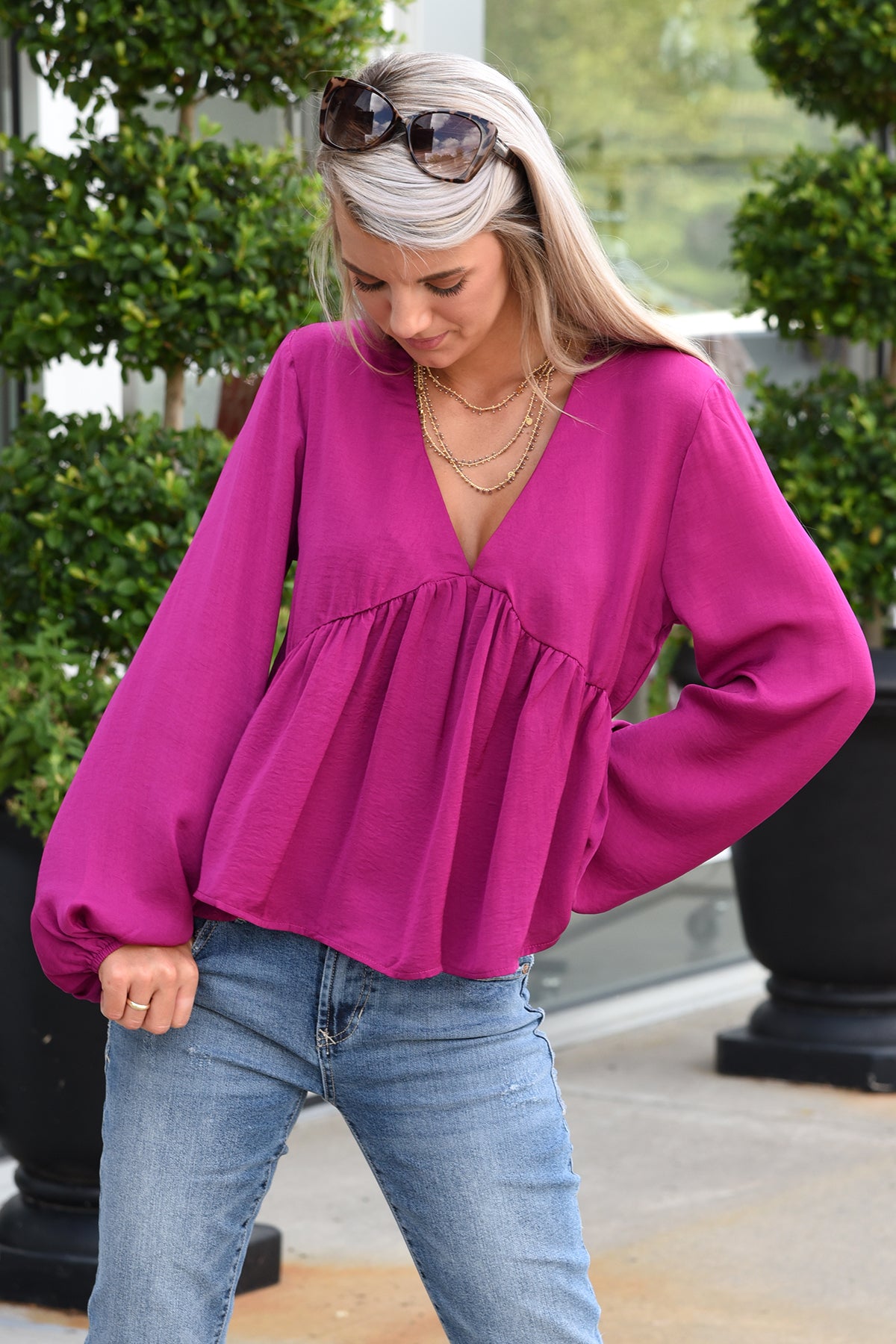 PERFECTLY PLUM TOP