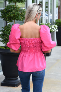 THE LIGHT OF DAY TOP -PINK