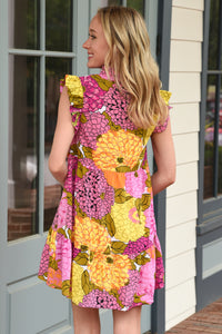 THML FLORAL FLIRT DRESS