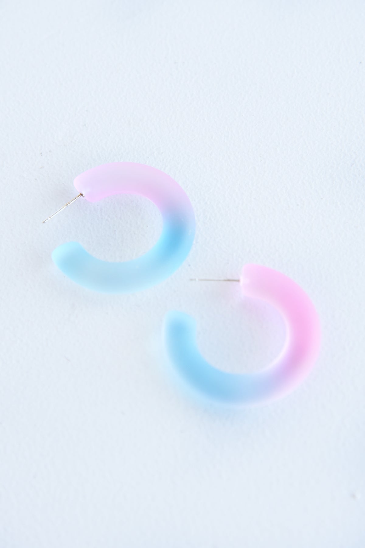OMBRE HOOPS -BLUE