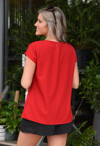 STAY CLASSIC TOP - RED