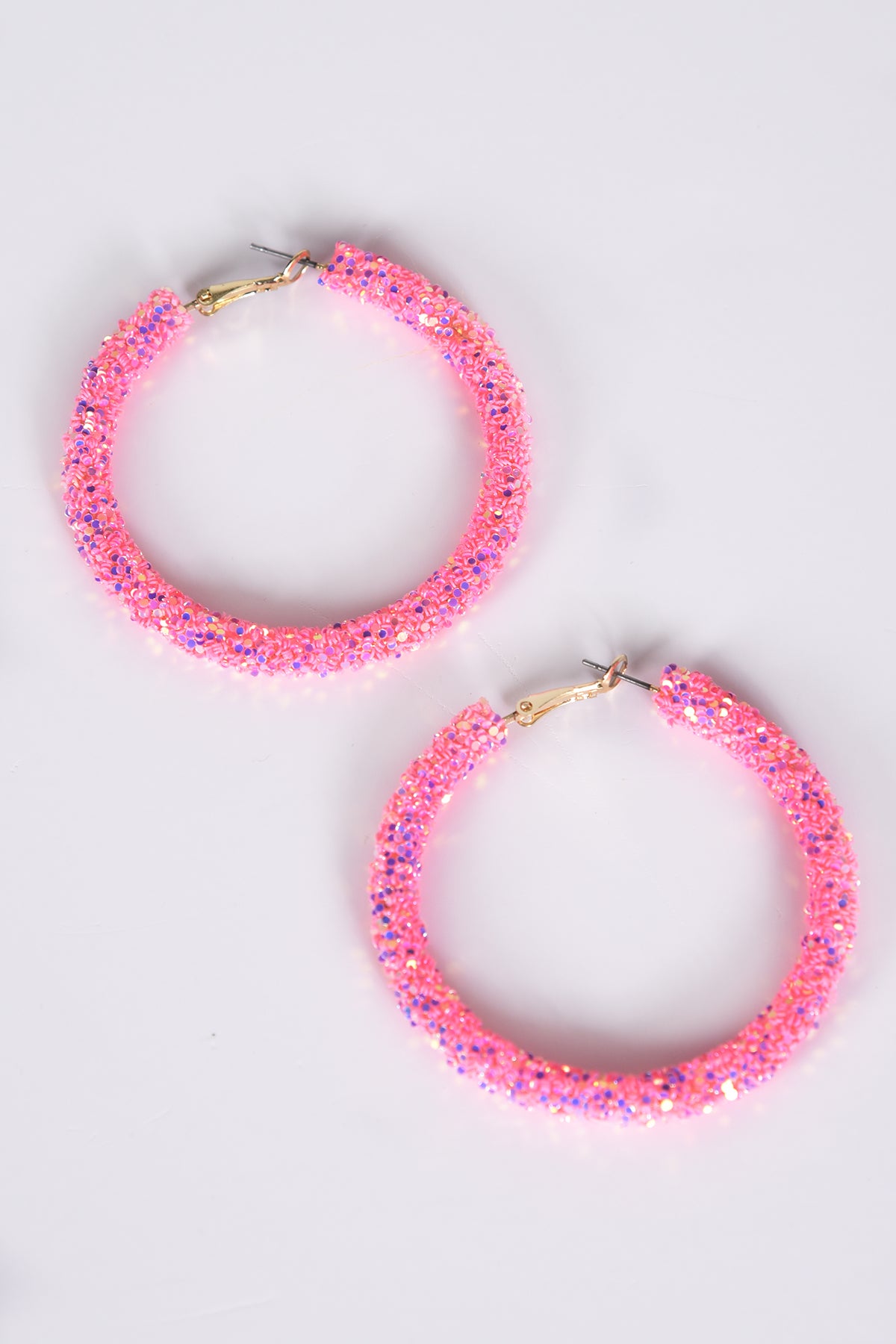 JELLY HOOPS -PINK - Dear Stella Boutique